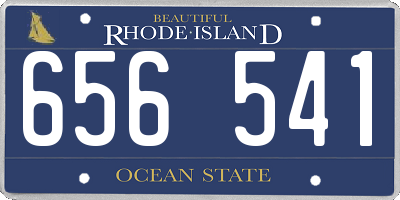 RI license plate 656541