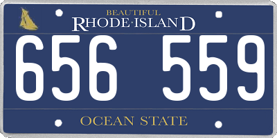 RI license plate 656559