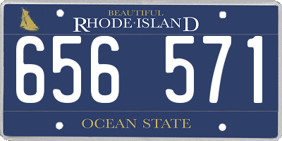 RI license plate 656571