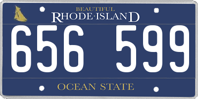 RI license plate 656599