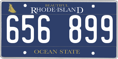 RI license plate 656899