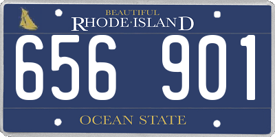 RI license plate 656901