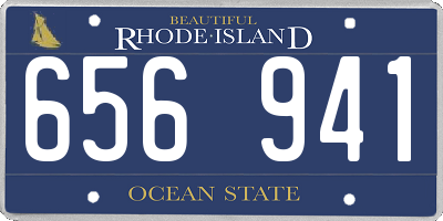 RI license plate 656941