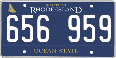 RI license plate 656959