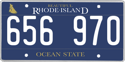 RI license plate 656970