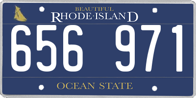 RI license plate 656971