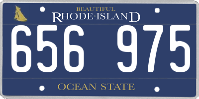 RI license plate 656975