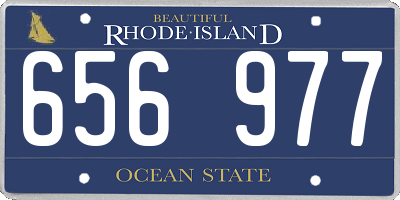 RI license plate 656977