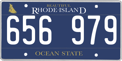 RI license plate 656979