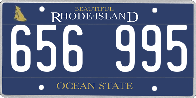RI license plate 656995