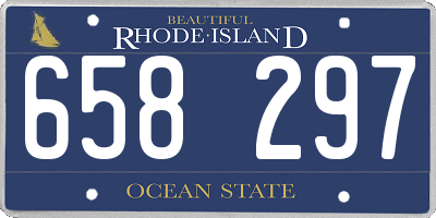 RI license plate 658297