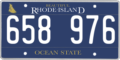 RI license plate 658976
