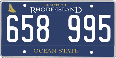 RI license plate 658995