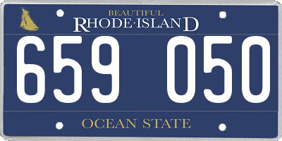 RI license plate 659050