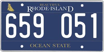RI license plate 659051