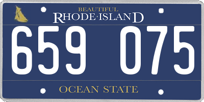 RI license plate 659075
