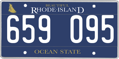 RI license plate 659095