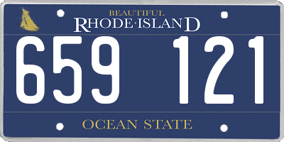 RI license plate 659121