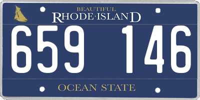RI license plate 659146