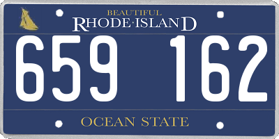 RI license plate 659162