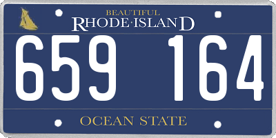 RI license plate 659164