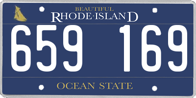 RI license plate 659169