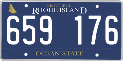 RI license plate 659176