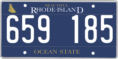 RI license plate 659185