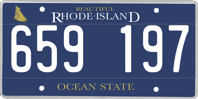 RI license plate 659197