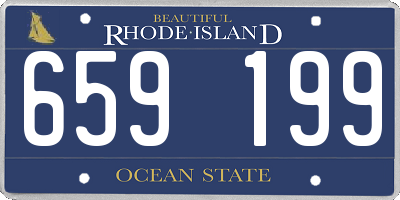 RI license plate 659199