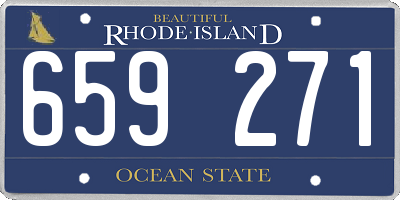 RI license plate 659271