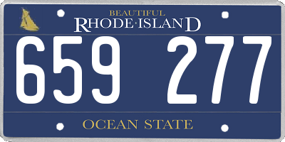 RI license plate 659277