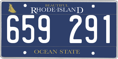 RI license plate 659291