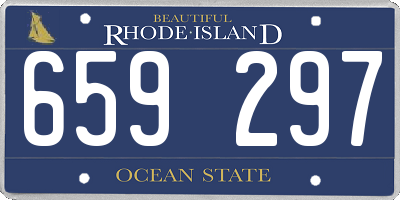 RI license plate 659297