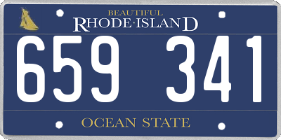 RI license plate 659341