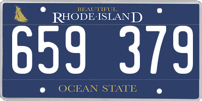 RI license plate 659379