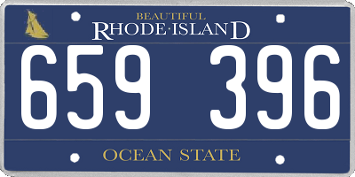 RI license plate 659396
