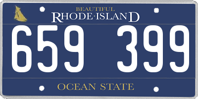 RI license plate 659399