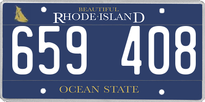 RI license plate 659408