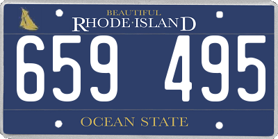 RI license plate 659495