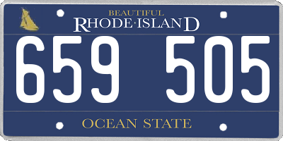 RI license plate 659505