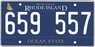 RI license plate 659557