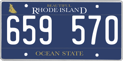 RI license plate 659570