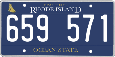 RI license plate 659571