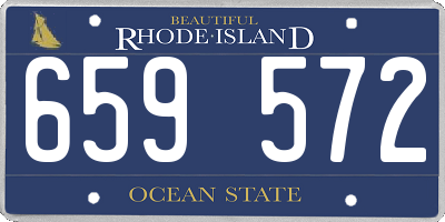 RI license plate 659572