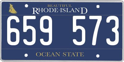RI license plate 659573