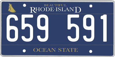 RI license plate 659591