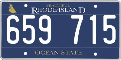 RI license plate 659715