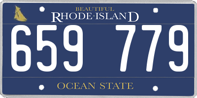 RI license plate 659779