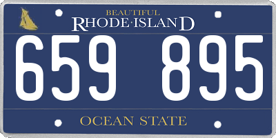 RI license plate 659895